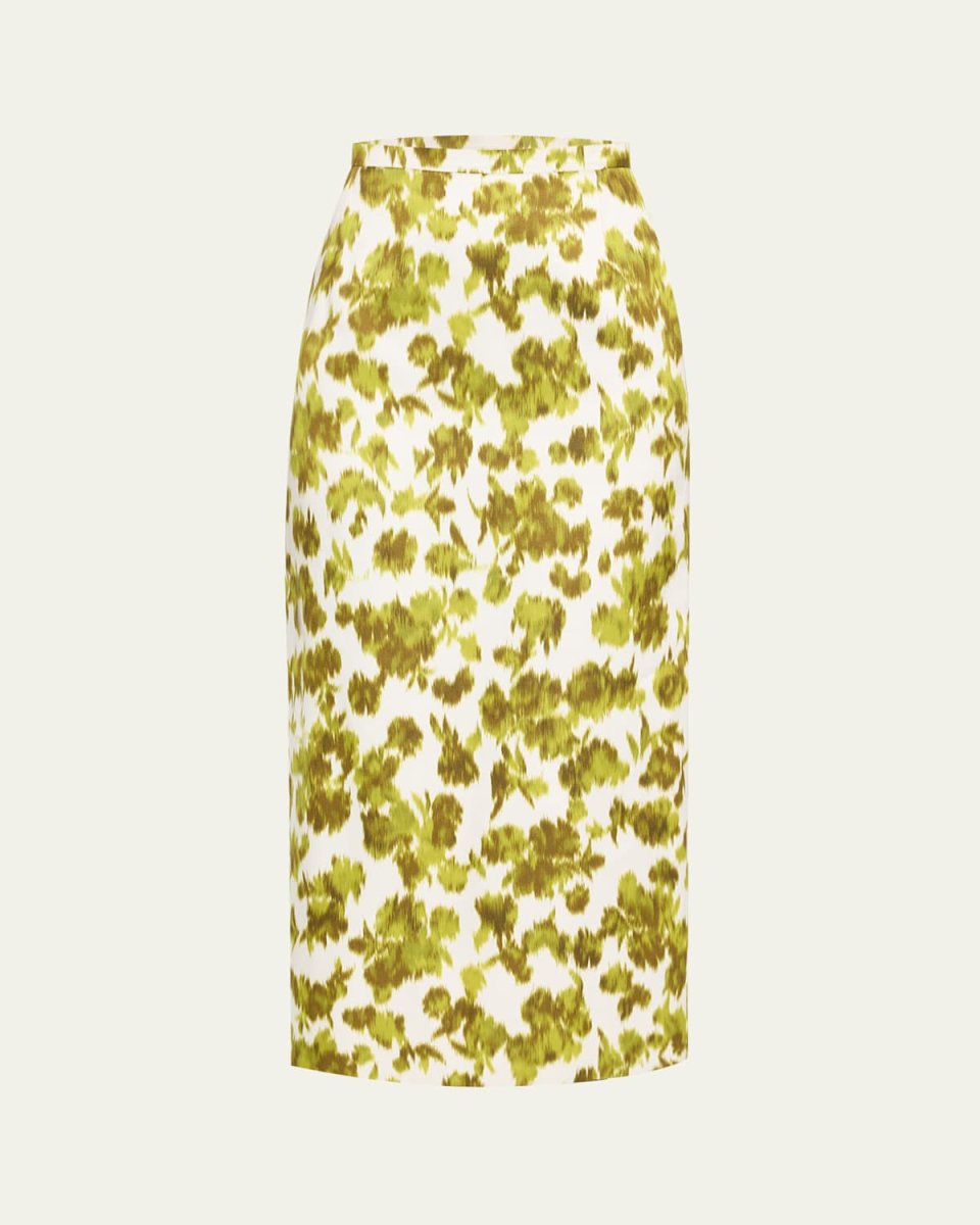 Floral Pencil Skirt